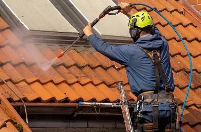 Démoussage et hydrofuge de toiture à Pradelles